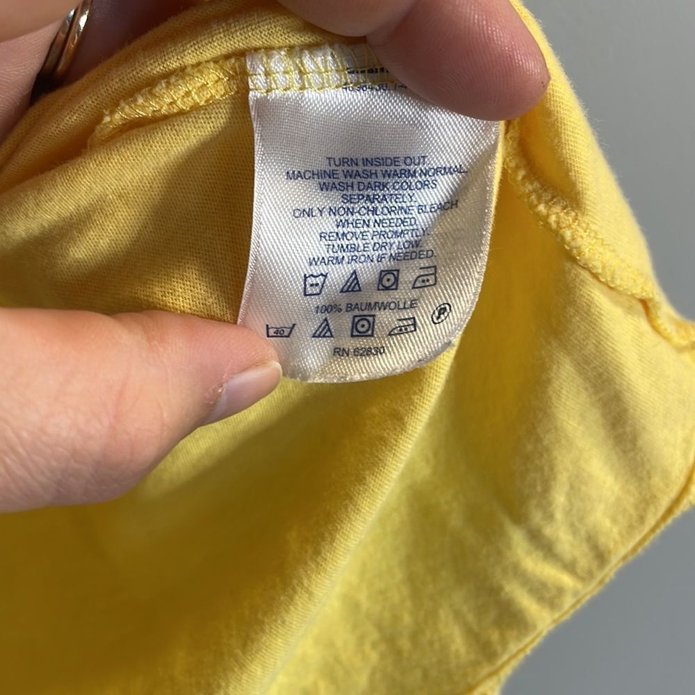 Yellow Ruffle Scoop Neck Tank Top - Picture 3 of 7